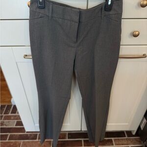 White House Black Market Charcoal Trousers